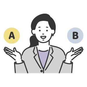 AかBか
