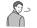 反対男性